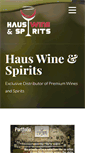 Mobile Screenshot of hauswinespirits.com
